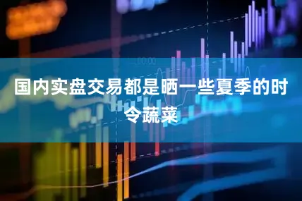 国内实盘交易都是晒一些夏季的时令蔬菜