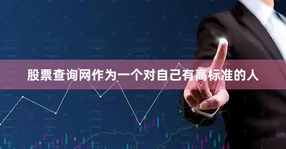 股票查询网作为一个对自己有高标准的人