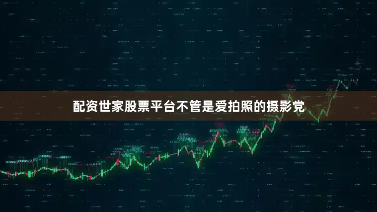配资世家股票平台不管是爱拍照的摄影党